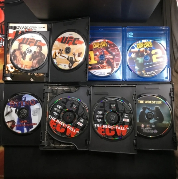 Lot of 14 Wrestling DVD - WWE TNA ECW WWF NWO UFC Wrestlemania Legends Movie - Picture 11 of 15